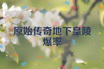 原始传奇地下皇陵爆率