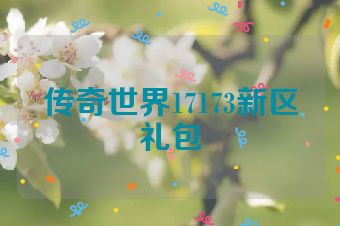 传奇世界17173新区礼包