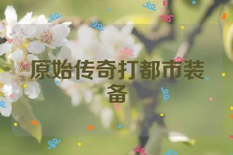 原始传奇打都市装备