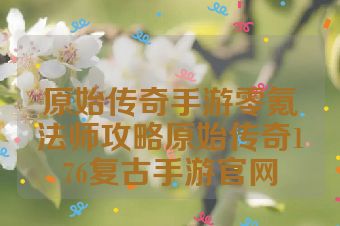 原始传奇手游零氪法师攻略原始传奇176复古手游官网