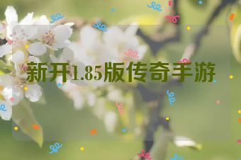 新开1.85版传奇手游