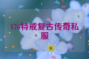 176特戒复古传奇私服