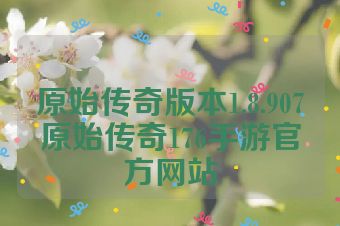 原始传奇版本1.8.907原始传奇176手游官方网站
