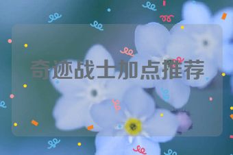 奇迹战士加点推荐