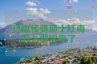 热血传奇道士红毒怎么做出来了