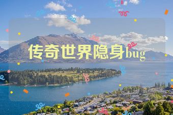 传奇世界隐身bug