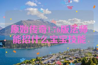 原始传奇1.76版法师能招什么宝宝技能