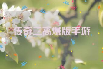 传奇三高爆版手游