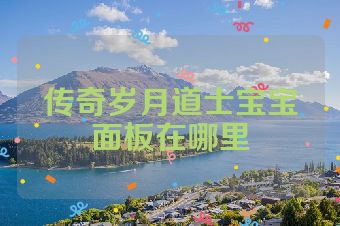 传奇岁月道士宝宝面板在哪里