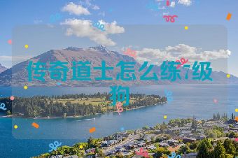 传奇道士怎么练7级狗