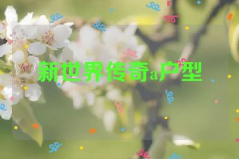 新世界传奇a户型