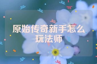 原始传奇新手怎么玩法师
