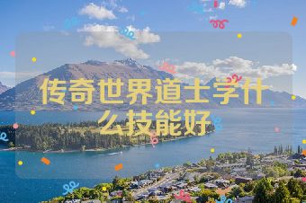 传奇世界道士学什么技能好