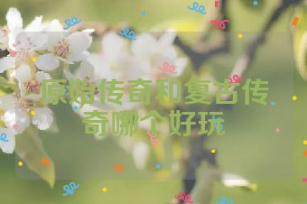 原始传奇和复古传奇哪个好玩