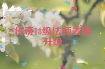 传奇18级法师去哪升级