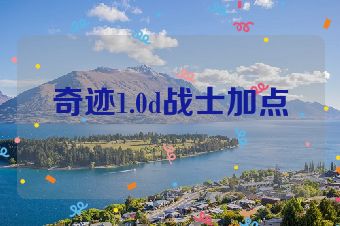 奇迹1.0d战士加点