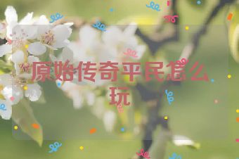 原始传奇平民怎么玩