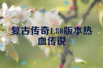 复古传奇1.80版本热血传说