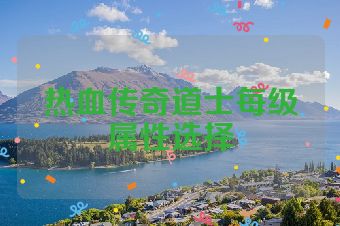 热血传奇道士每级属性选择