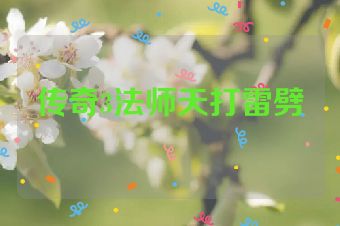 传奇3法师天打雷劈