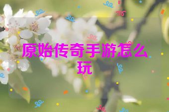 原始传奇手游怎么玩