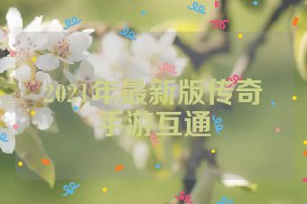 2021年最新版传奇手游互通