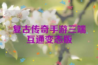 复古传奇手游三端互通变态版