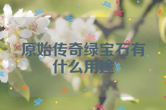 原始传奇绿宝石有什么用途