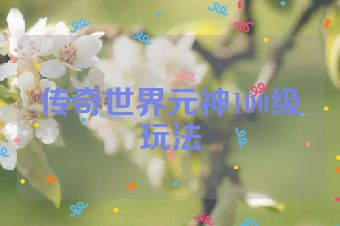 传奇世界元神100级玩法
