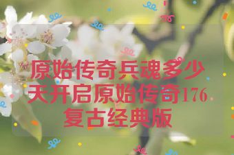 原始传奇兵魂多少天开启原始传奇176复古经典版