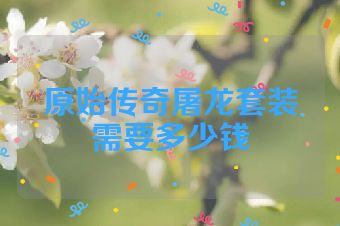 原始传奇屠龙套装需要多少钱
