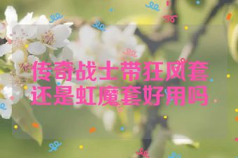 传奇战士带狂风套还是虹魔套好用吗