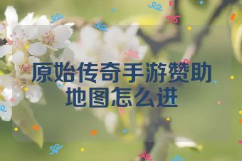 原始传奇手游赞助地图怎么进