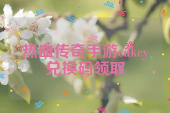 热血传奇手游cdkey兑换码领取