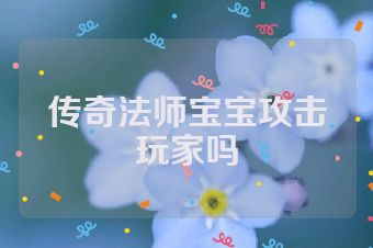 传奇法师宝宝攻击玩家吗