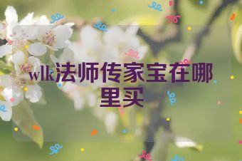 wlk法师传家宝在哪里买