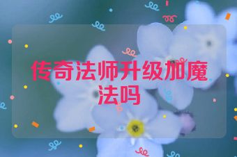 传奇法师升级加魔法吗