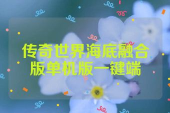 传奇世界海底融合版单机版一键端