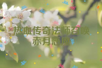 热血传奇法师召唤赤月恶魔