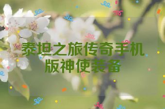 泰坦之旅传奇手机版神使装备