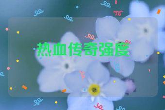 热血传奇强度