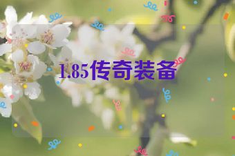 1.85传奇装备