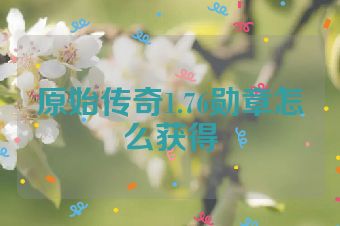 原始传奇1.76勋章怎么获得
