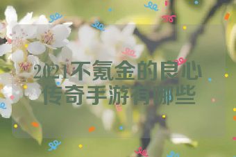 2021不氪金的良心传奇手游有哪些