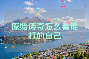 原始传奇怎么看谁打的自己