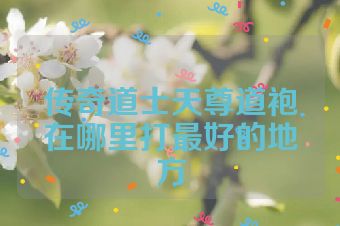 传奇道士天尊道袍在哪里打最好的地方