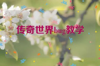 传奇世界bug教学
