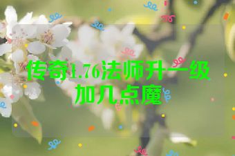 传奇1.76法师升一级加几点魔