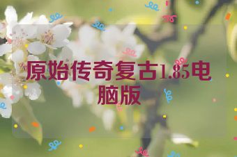 原始传奇复古1.85电脑版