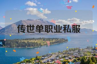传世单职业私服